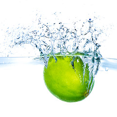 Image showing lime splashing