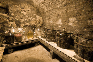 Image showing wine cellar