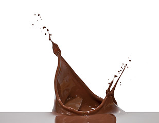 Image showing chocolate splash