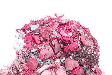 Image showing crushed eyeshadows