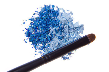 Image showing crushed eyeshadows