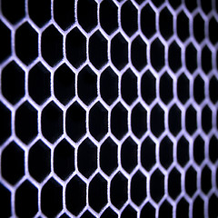 Image showing abstract metallic grid