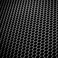 Image showing abstract metallic grid