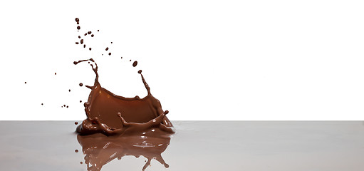 Image showing chocolate splash