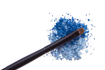 Image showing crushed eyeshadows