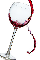 Image showing pouring red wine 