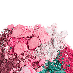 Image showing crushed eyeshadows