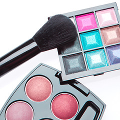 Image showing compact eyeshadows