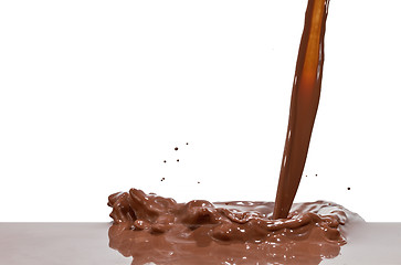 Image showing chocolate splash