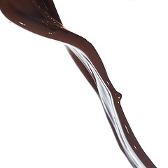 Image showing pouring chocolate