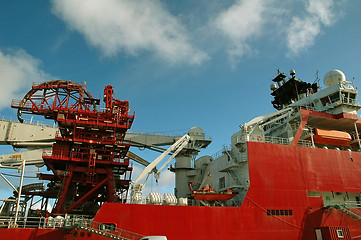 Image showing wooden boats