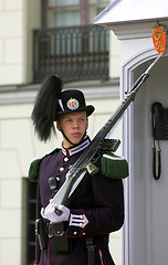 Image showing Royal Norwegian guard