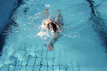 Image showing active live with swimming