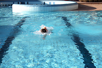Image showing swim the crawl in water