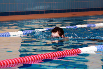 Image showing swimmer swimming