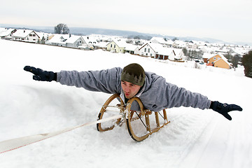Image showing sled pull