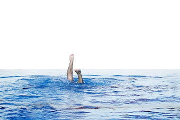 Image showing diving