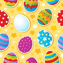 Image showing Seamless Easter topic background