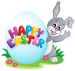 Image showing Happy Easter sign theme image 4