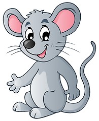 Image showing Cute cartoon mouse