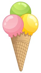 Image showing Ice cream theme image 1