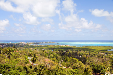 Image showing panorama San Andres Island Caribbean Sea Colombia South America