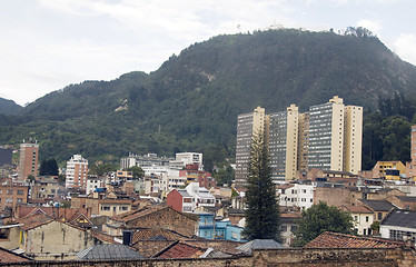 Image showing Monserrate La Candelaria architecture Bogota Colombia