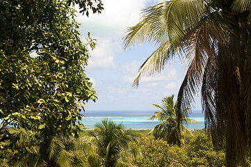 Image showing panorama San Andres Island Caribbean Sea Colombia South America