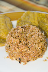 Image showing cangrejo sliced shredded crab crayfish food Colombia