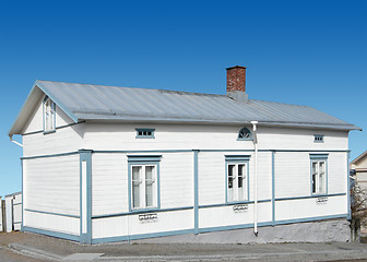 Image showing White Wooden House