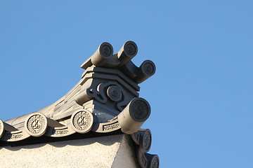 Image showing Japanese Rooftop