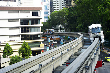 Image showing Monorail trains