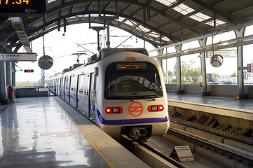 Image showing Delhi Metro