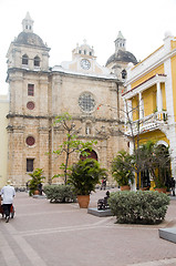 Image showing Iglesia Church of San Pedro Claver Cartagena de Indias Colombia