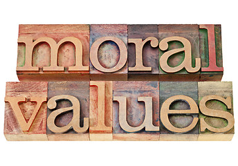 Image showing moral values - ethics concept