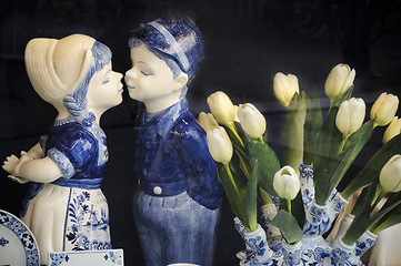 Image showing Dutch Farmer couple souvenir