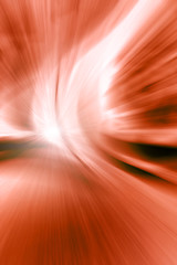 Image showing abstract zoom red