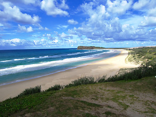 Image showing Sandy Beach, Fraser Island, Australia