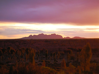 Image showing Kata Tjuta (The olgas ), The Australian outback