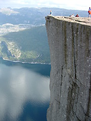 Image showing On the edge