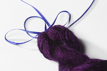 Image showing Purple Yarn