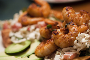 Image showing Shrimp Tostadas