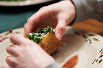 Image showing Vegetarian taco