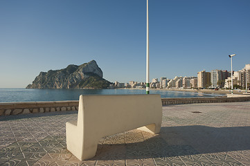 Image showing Calpe promenade