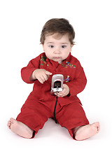 Image showing Baby Talking mobile phone