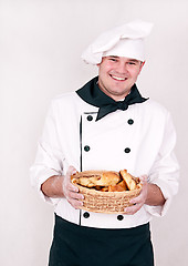 Image showing chef with buns