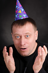 Image showing surprised man 