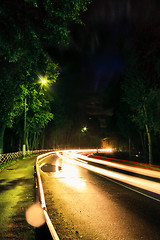 Image showing night traffic light 