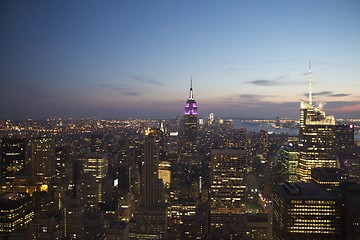 Image showing New York in evening