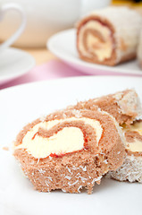 Image showing Swiss Sponge Roll